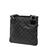 ルイ ヴィトン ダミエ グラフィット トマス 斜め掛け ショルダーバッグ N58028 ブラック PVC レザー レディース LOUIS VUITTON 【中古】
